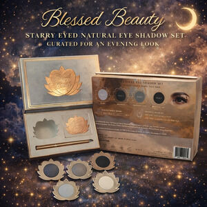 Blessed Beauty Starry Eyed Natural Eyeshadow Quad Pearl Graphite Midnight Sky